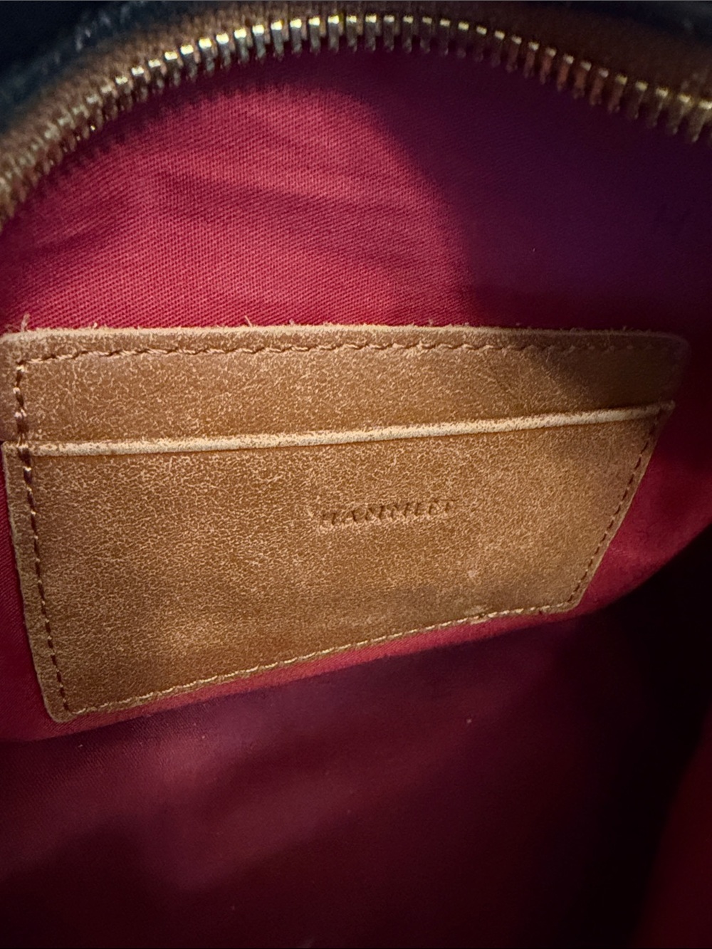 Hammitt Black Leather Crossbody with Gold Stud Accents - Picture 8 of 10